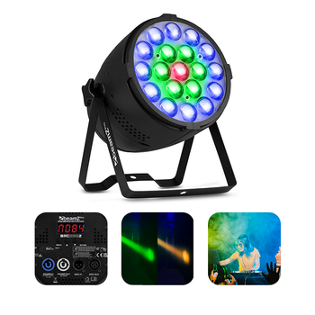 Reflektor BAC552Z Aluminium PRO PAR Zoom RGBW LEDs