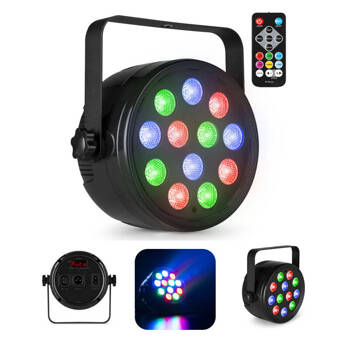 Reflektor PAR Fuzzix PLF12 Party Par RGB DMX